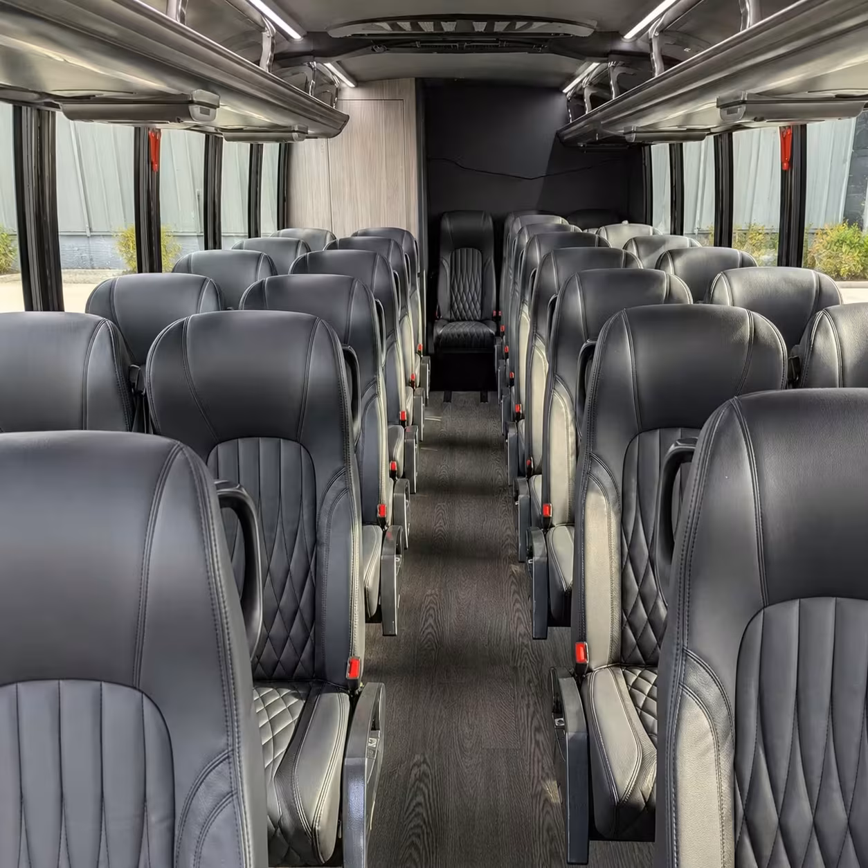 28 passenger minibus inside