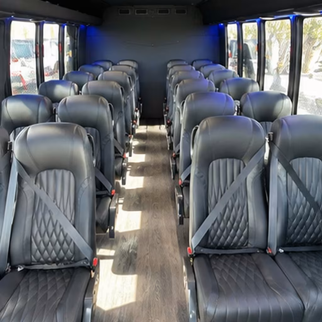 35 passenger minibus interior