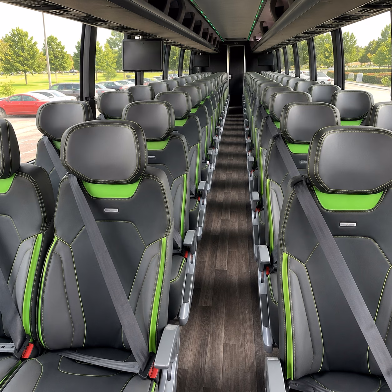 abilene charter bus interior
