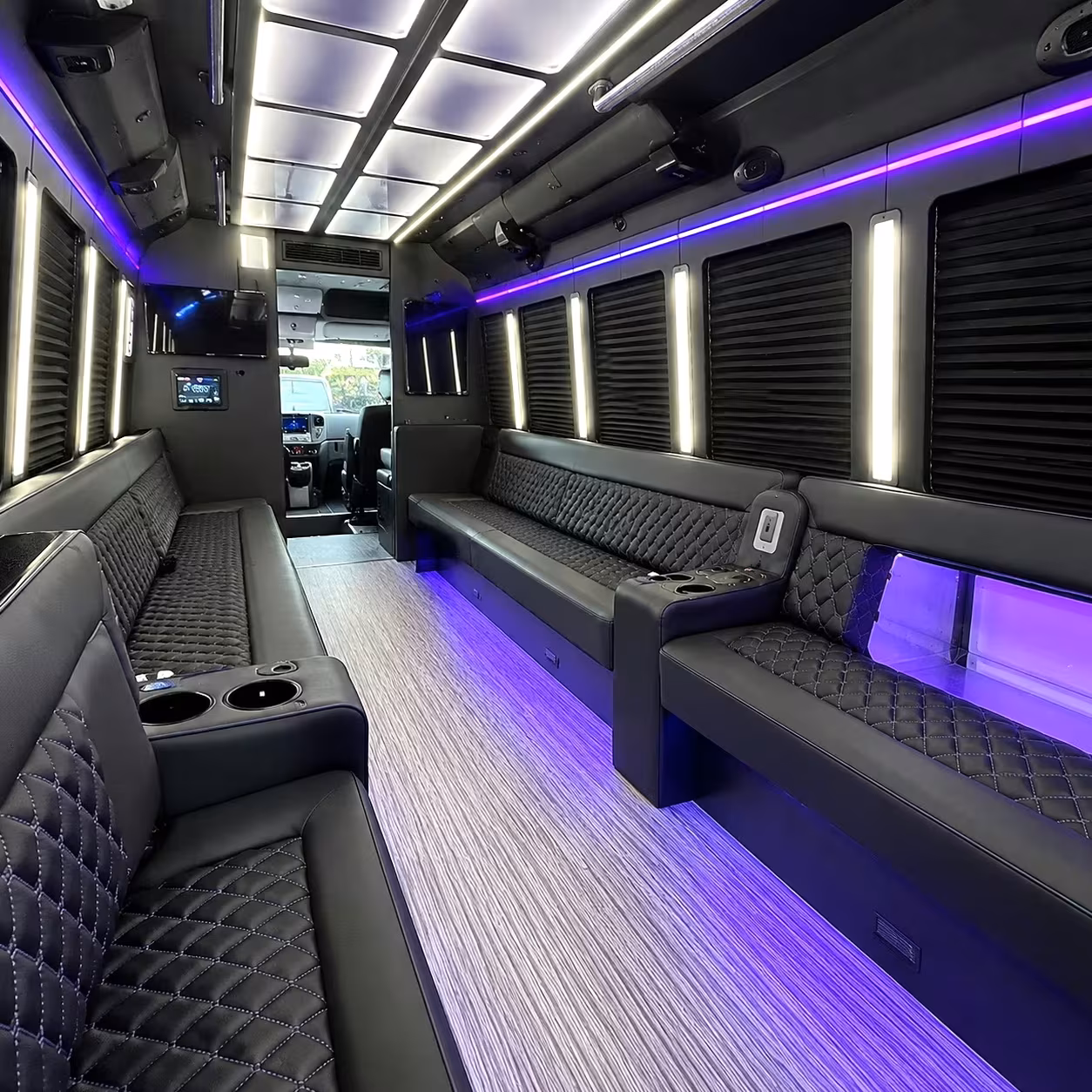 party bus rentals for abilene high school prom nights