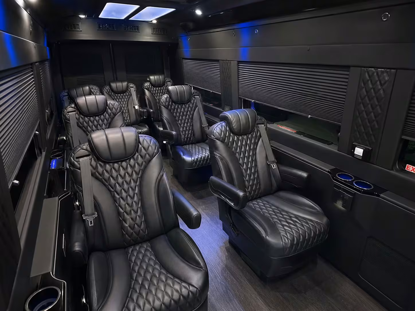 sprinter van with driver inside