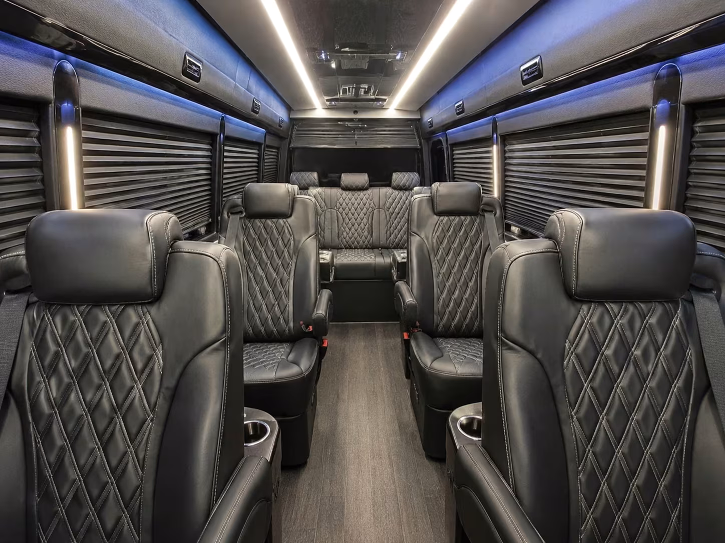 sprinter van with driver interior