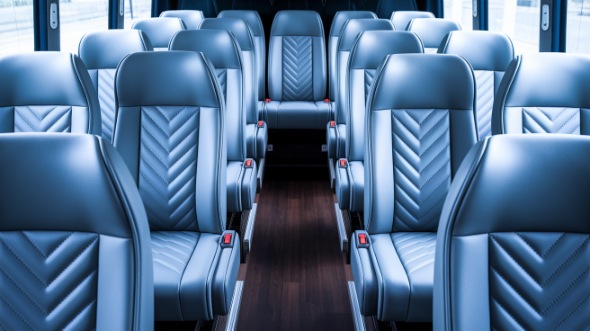 18 passenger minibus interior