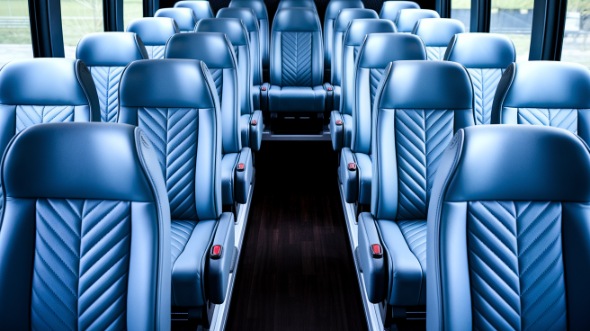 28 passenger minibus interior