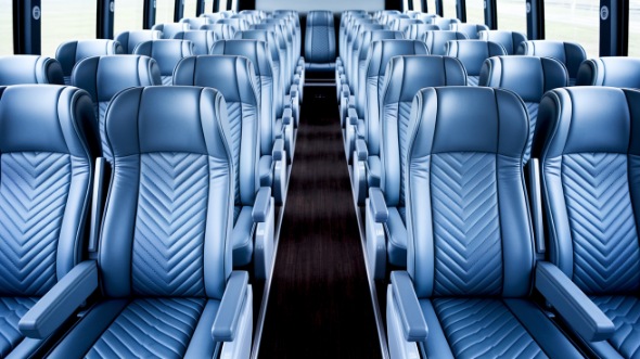 55 passenger charter bus interior