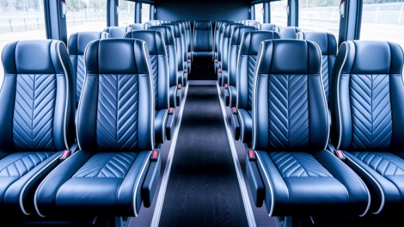 abilene 20 passenger minibus inside