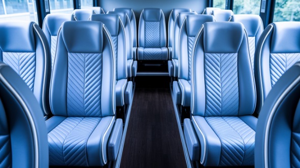 abilene 20 passenger minibus interior