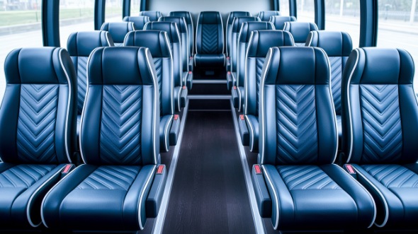 abilene 25 passenger minibus inside