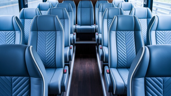 abilene 28 passenger minibus inside