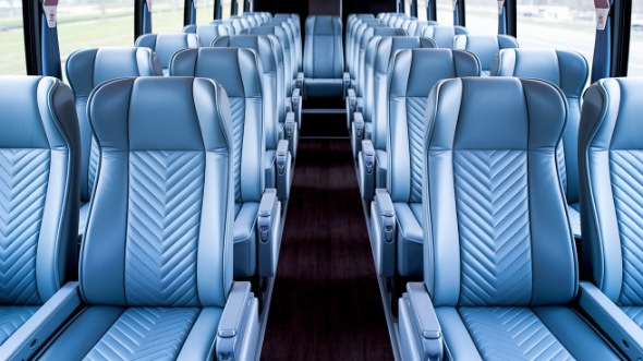 abilene 50 passenger charter bus interior