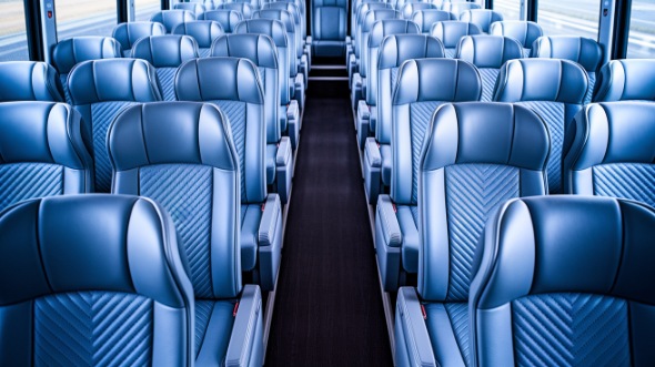 abilene 54 passenger charter bus interior