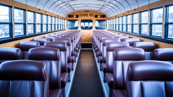 abilene school bus rental interior