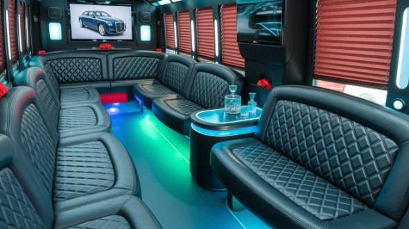 sprinter limo rental interior