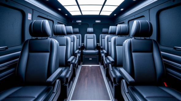 sprinter van with driver interior